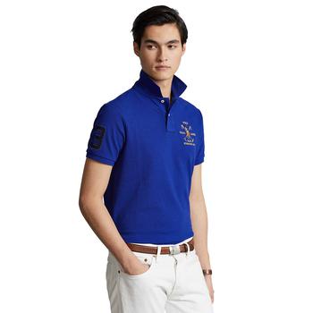 Men's Custom Slim Fit Triple-Pony Polo Shirt,价格$82.80