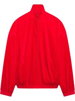 巴黎世家外套评价, Balenciaga | Velvet Effect Tracksuit Jacket商品图片 5折