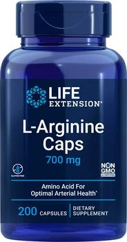Life Extension | Life Extension L-Arginine - 700 mg (200 Capsules),商家Life Extension,价格¥145