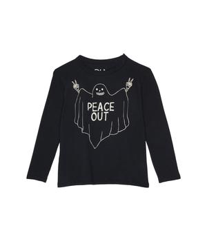 推荐Peace Out Cotton Jersey Crew Tee (Toddler/Little Kids)商品