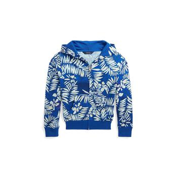 推荐Big Girls Tropical-Print Spa Terry Full-Zip Hoodie商品