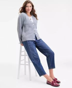 On 34th | Women's Saddle Sleeve V-Neck Cardigan, Macy's Exclusive,商家Macy's,价格¥234