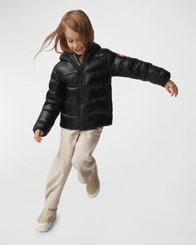 Canada Goose | Kid's Crofton Striped Logo Quilted Jacket, Size 2-7商品图片,