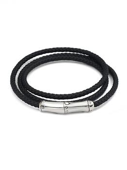 John Hardy | Bamboo Triple-Wrap Leather Bracelet商品图片,