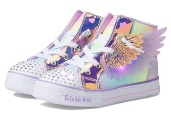 SKECHERS | Twinkle Toes - High-Top Shuffle Lite Unicorn Wings 314918N (Toddler/Little Kid)商品图片,7.4折, 独家减免邮费