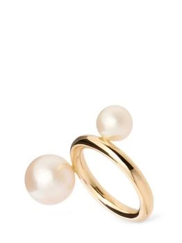 Sophie Bille Brahe | La Grace Pearl Thin Ring,商家LUISAVIAROMA,价格¥13316