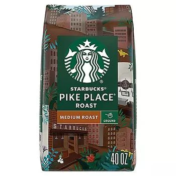 Starbucks | Pike Place 中度烘焙咖啡粉(40 oz.),商家Sam's Club,价格¥182