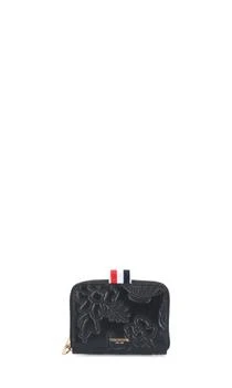 推荐Thom Browne Women's  Black Leather Wallet商品