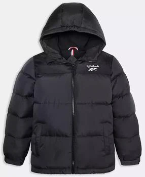 Reebok | Toddler and Little Boys Contrast Yoke Long Sleeve Puffer Jacket,商家Macy's,价格¥221