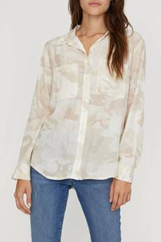 Sanctuary | Waverly Boyfriend Shirt in Sand Dune Camo商品图片,6.3折