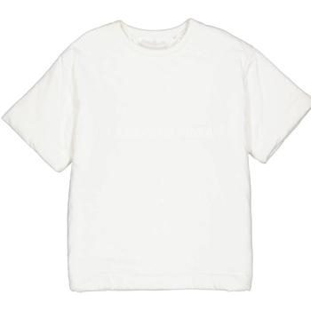 推荐MM6 Ladies White Logo Padded T-shirt, Size X-Small商品