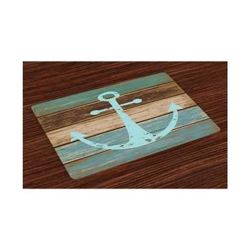 Ambesonne | Anchor Place Mats, Set of 4,商家Macy's,价格¥307