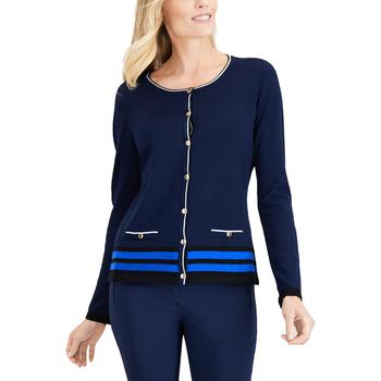 Karen Scott | Karen Scott Womens Button-Up Long Sleeves Cardigan Sweater商品图片,3.5折×额外9折, 额外九折