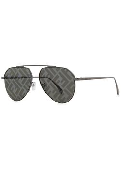 Fendi | Fendi Travel aviator-style sunglasses商品图片,