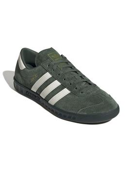 推荐adidas Originals Hamburg trainers in green商品