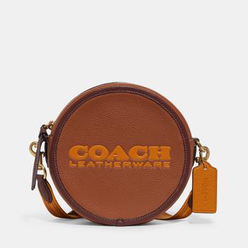 推荐Coach Women's Colorblock Kia Circle Bag - Chalk Multi商品