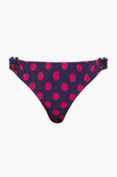 product Polka-dot ring-embellished low-rise bikini briefs image