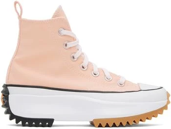 Converse | Pink Run Star Hike Sneakers,商家Ssense US,价格¥406