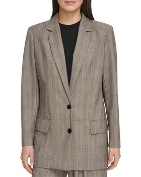 DKNY | Two Button Plaid Blazer 3折