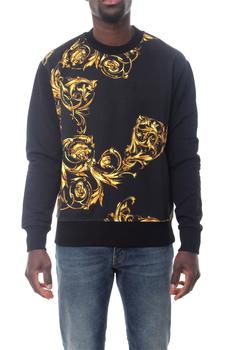 美国范思哲卫衣, Versace | VERSACE JEANS COUTURE Sweatshirt Men Black商品图片 