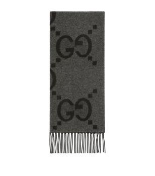 Gucci | Cashmere GG Logo Scarf商品图片,独家减免邮费