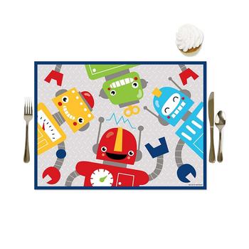 商品Big Dot of Happiness | Gear Up Robots - Party Table Decorations - Birthday Party or Baby Shower Placemats - Set of 16,商家Macy's,价格¥145图片