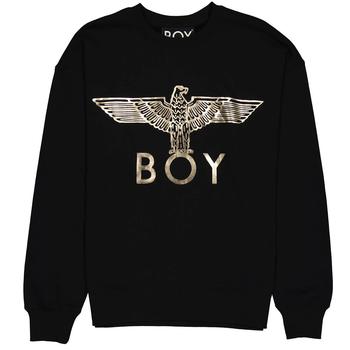 推荐Boy London Mens Black / Gold Boy Eagle Sweatshirt, Size Medium商品