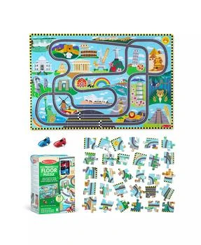 Melissa & Doug | Race Track Floor Puzzle and Play Set,商家Macy's,价格¥172