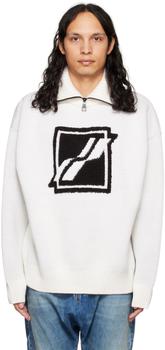 We11done | White Turtleneck Sweater商品图片,5折