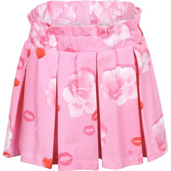 推荐Floral print pleated shorts skirt in pink商品