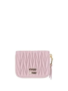 Miu Miu | Miu Miu Matelassé Zipped Coin Wallet 7.6折