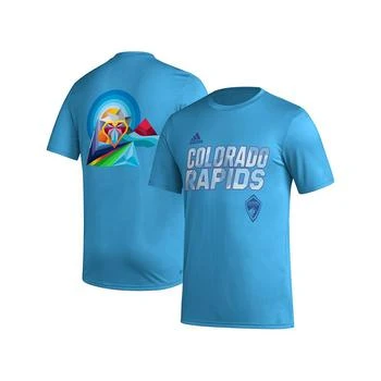 Adidas | Men's Sky Blue Colorado Rapids Team Jersey Hook AEROREADY T-shirt 