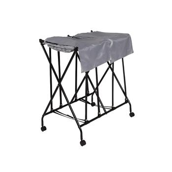 商品Honey Can Do | Double Bounce Back Hamper Foldable Bag Laundry Sorter on Wheels with Lid, Set of 2,商家Macy's,价格¥724图片