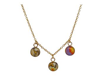商品Rebel Nell | Amanda Triple Pendants and Chain,商家Zappos,价格¥716图片