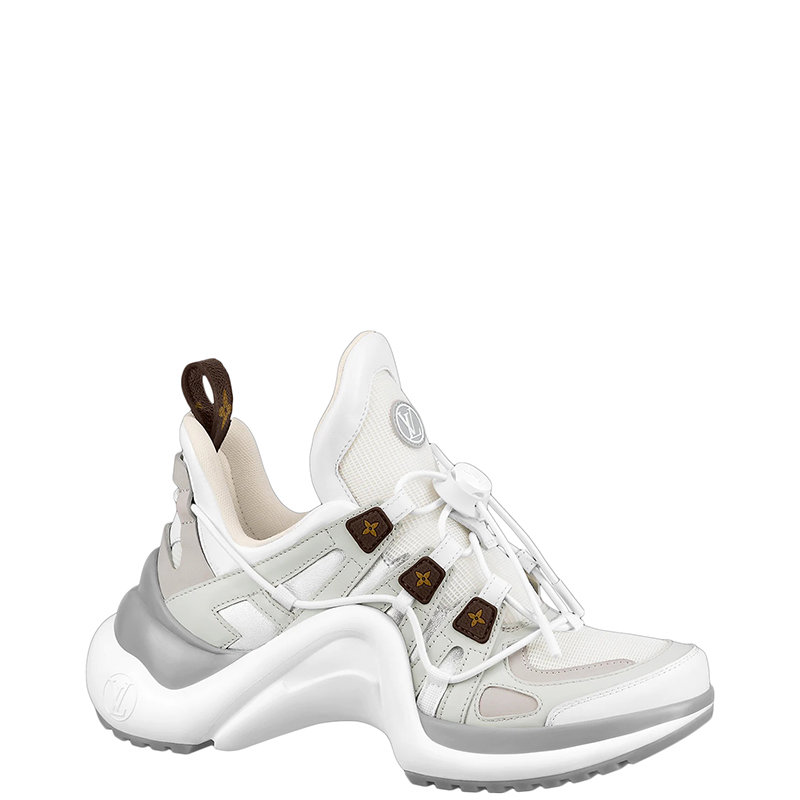 推荐预订款1个月LouisVuitton/路易威登22年早春新款LVARCHLIGHT系列女士白色小牛皮拼技术网眼面料运动鞋1A9RTJ商品