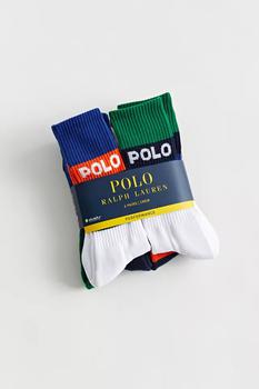 推荐Polo Ralph Lauren Logo Stripe Crew Sock 6-Pack商品