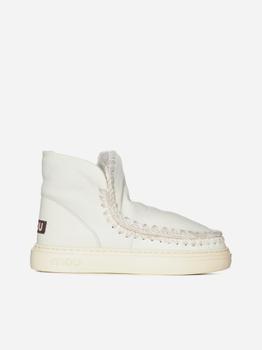 推荐Eskimo leather high-top sneakers商品