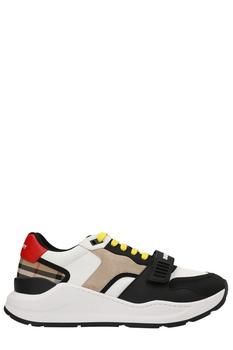 巴宝莉鞋好用吗, Burberry | Burberry Checkered-Detail Low-Top Sneakers商品图片 8.6折