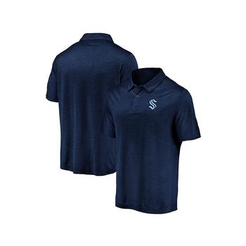 Majestic Home Pet, Majestic | Majestic Seattle Kraken Men's Striated Polo商品图片 7.4折