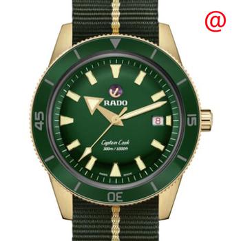 雷达男表精选, Rado | Captain Cook Automatic Green Dial Mens Watch R32504317商品图片 7.5折