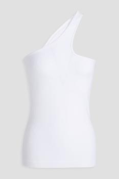 推荐One-shoulder cutout stretch-jersey top商品