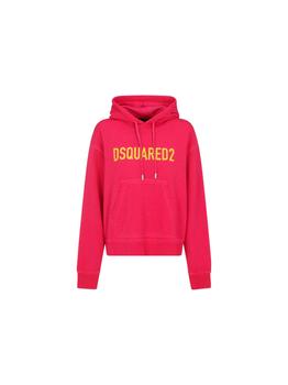 推荐Dsquared2 Women's  Fuchsia Cotton Sweatshirt商品