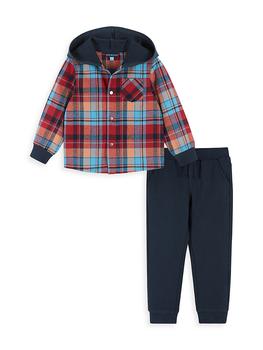 商品Andy & Evan | Baby Boy's, Little Boy’s & Boy’s Plaid Shirt & Pants Set,商家Saks Fifth Avenue,价格¥484图片