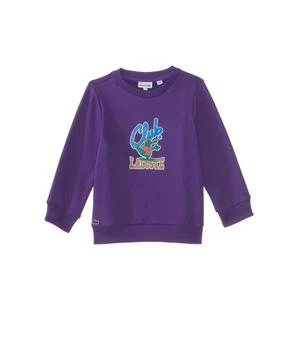 Lacoste | Club Crew Neck Fleece Sweatshirt (Toddler/Little Kids/Big Kids) 7.6折