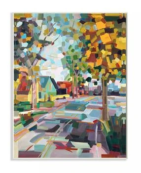 Stupell Industries | Geometric New England Fall Scene Wall Plaque Art, 12.5" x 18.5",商家Macy's,价格¥374