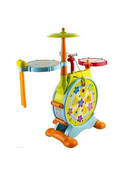 商品PLAY BABY TOYS - Toddler Size Playful Drum set & Microphone图片