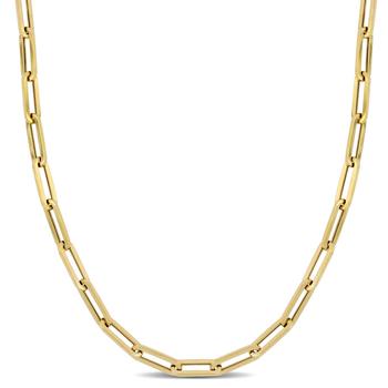 商品Amour | 4.5mm Oval Link Necklace In 14K Yellow Gold,商家Jomashop,价格¥9175图片