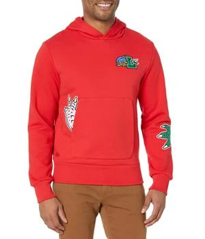 Lacoste | Croc Icon Heroes Cotton Hoodie Sweatshirt with Patch Details 5折