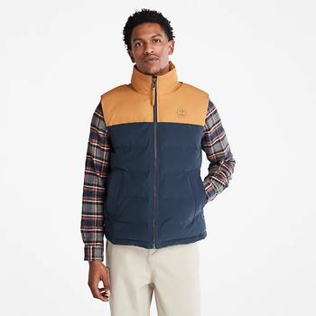 添柏岚外套, Timberland | Welch Mountain Puffer Vest for Men in Navy商品图片 