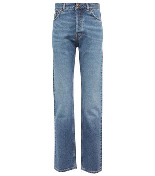 Chloé | 中腰直筒牛仔裤商品图片,